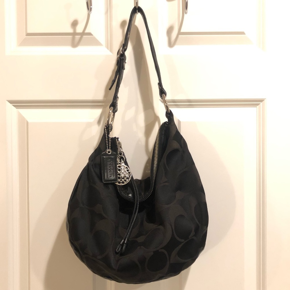 COACH Signature "ALI" Hobo Purse Shoulder Bag